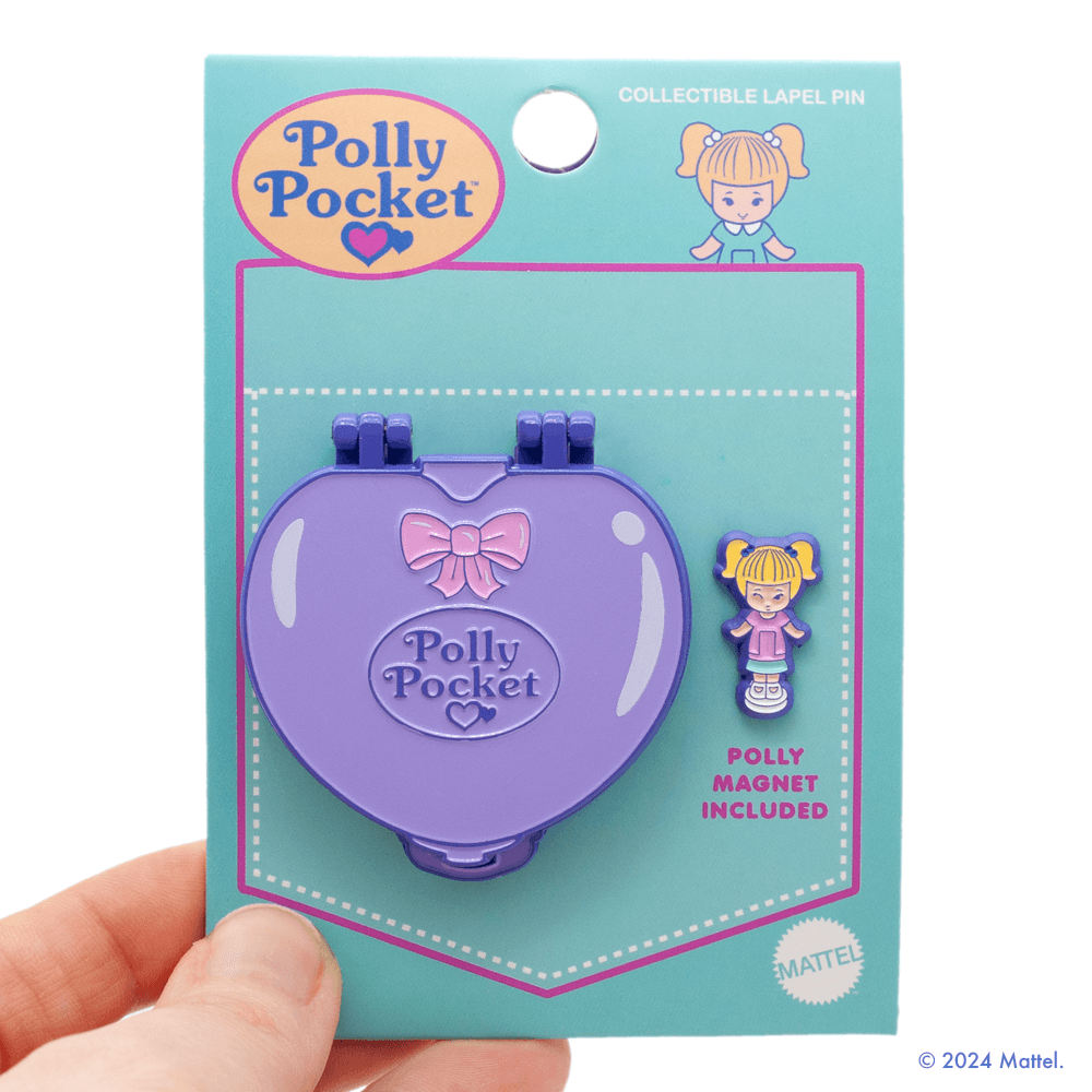 Polly Pocket Purple Compact Hinge Pin