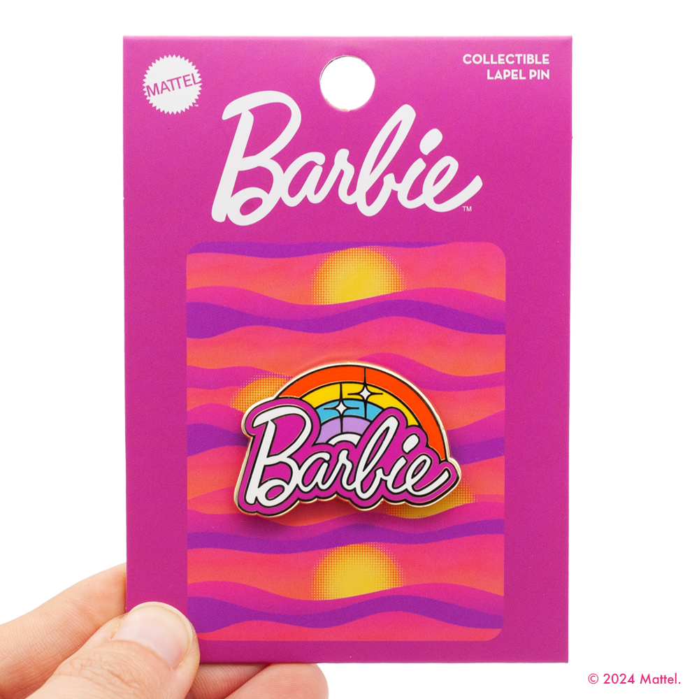 Rainbow Barbie™ Logo Enamel Pin