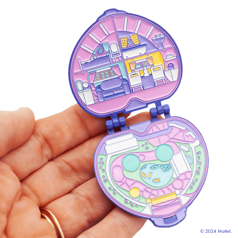 Polly Pocket Purple Compact Hinge Pin