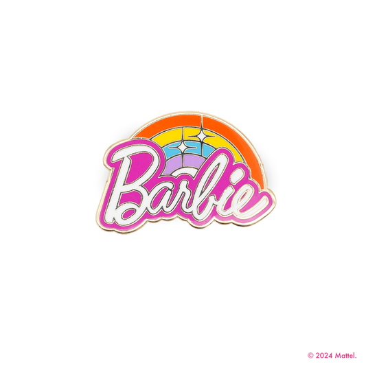 Rainbow Barbie™ Logo Enamel Pin